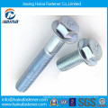 DIN6921 Blue Zinc Plated Hex Flange Bolt without serration